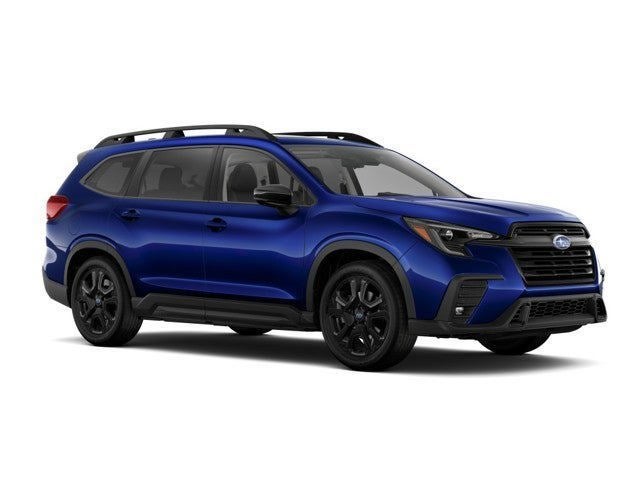 2026 Subaru ASCENT Onyx Edition Touring 7-Passenger in Sapphire Blue Pearl — front three-quarter view