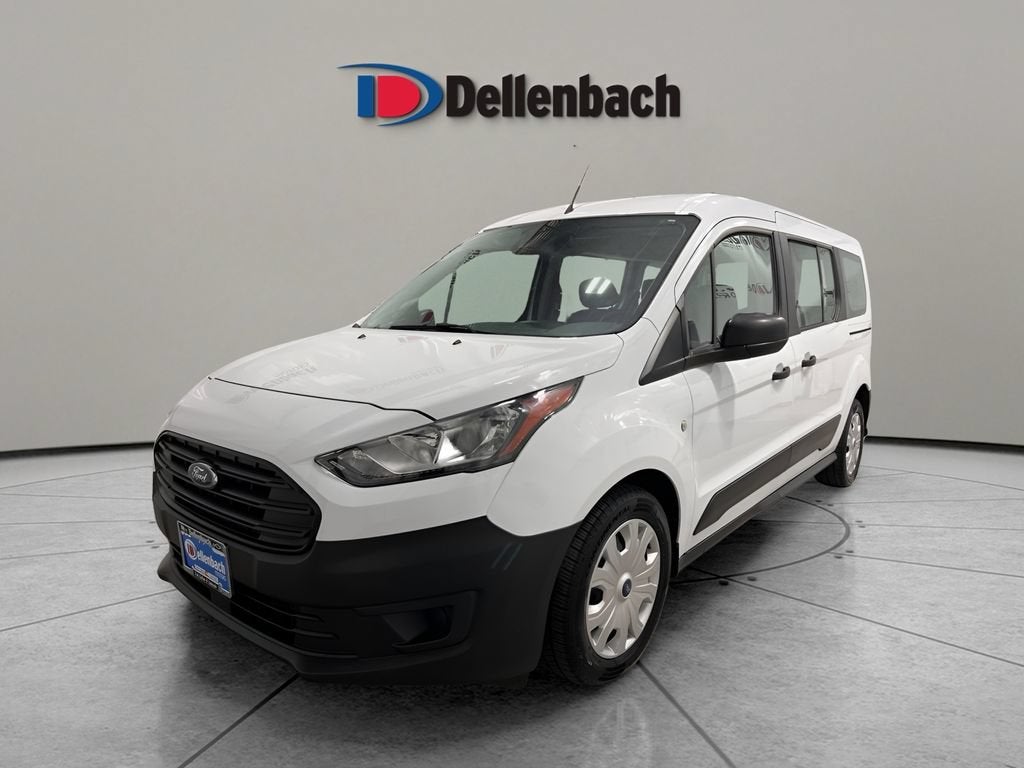 2022 Ford Transit Connect Wagon XL in Frozen White Meta — front three-quarter view